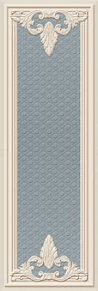 Tabriz Tile Rosalin Blue Decor Relief Декор 25х75 см