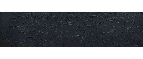 Infinity Ceramic Tiles Lava-Luxor-Palas Toglia Cenefa Negro Бордюр 15x60