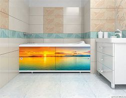 Метакам Ультра Экран под ванну, Закат, 148 см, пластик