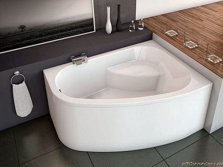 Kolpa San Chad S Акриловая ванна, правая, комплектация Luxus 170х120