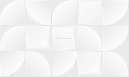 Gracia Ceramica Nature White 02 Белая Глянцевая Настенная плитка 30х50 см