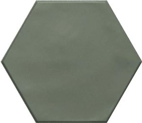 Ribesalbes Geometry  Hex Green Matt Зеленый Матовый Керамогранит 15х17,3 см
