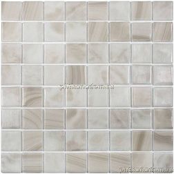 Vidrepur Nature Sea Salt №5601 (на сетке) Бежевая Глянцевая Мозаика 31,7х31,7 (3,8x3,8)