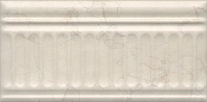 Керама Марацци Резиденция 19027\3F | Бордюр Резиденция беж структурированный 20х9,9 см