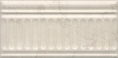 Керама Марацци Резиденция 19027\3F | Бордюр Резиденция беж структурированный 20х9,9 см