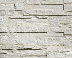 Камнелит Искусственный Камень Сланец Классический Белый Настенная плитка 9,5х23 см