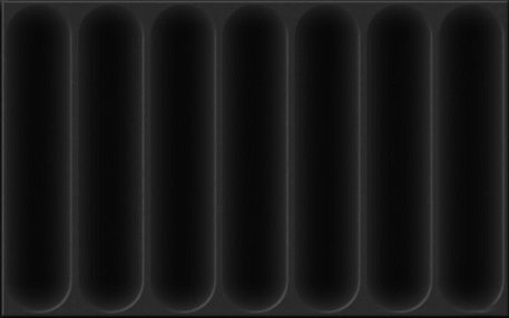 Unitile (Шахтинская плитка) Марсель 02 Черный низ Матовая Настенная плитка 25х40 см