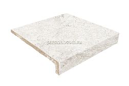 Gresmanc Evolution White stone 1 Rect Ступень фронтальная 31,7х31,7 см
