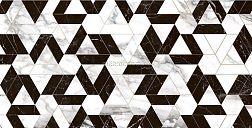 Qua Granite Mosaico Nero Full Lap Черно-белый Лаппатированный Керамогранит 60x120 см