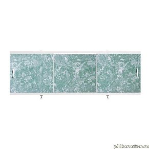 Alavann Оптима Экран для ванн 1,7 м пластик темно-зеленый мрамор (8)