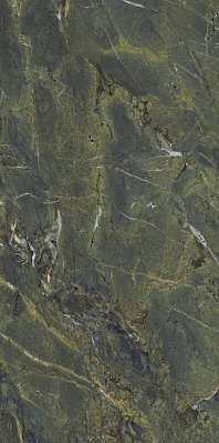 Ariostea Ultra Marmi Verde Karzai Lucidato Shiny Керамогранит 150х300 см