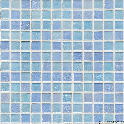 Vidrepur Shell Mix Blue 551-552 Мозаика 31,7х31,7 (на сетке)