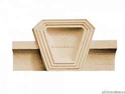 UniStone Шамот Желтый Замковый камень 44,4x26x8,6 см