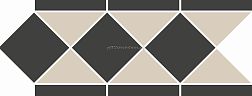 Top Cer Portree Black Border Черный Матовый Бордюр 19x42,2 см
