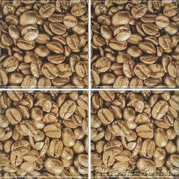 Absolut Keramica Coffee Beans Set 02 (4pzs) Бежевый Глянцевый Декор 10х10 см