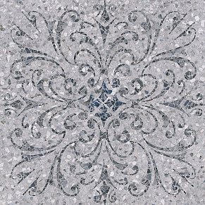 Керама Марацци Терраццо SG632700R Керамогранит серый декорированный обрезной 60х60 см