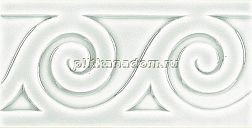 Adex Modernista ADMO4087 Relieve Mar C-C Blanco Бордюр 7,5х15 см