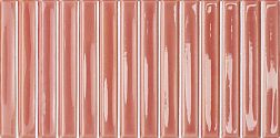 Wow Colour Notes Bars Rosemist Красная Глянцевая Настенная плитка 12,5x25 см