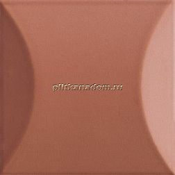 Ava Ceramica UP Cuscino Avana Glossy Коричневая Глянцевая Настенная плитка 10x10 см