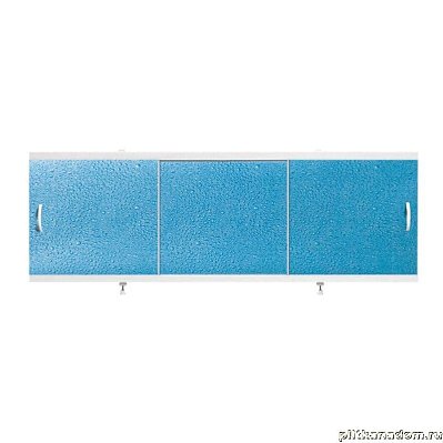 Alavann Оптима Экран для ванн 1,7 м пластик синий капли (11)