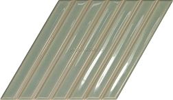 Wow Spike Bars B Fern Gloss Зеленая Рельефная Настенная плитка 15x25,9 см