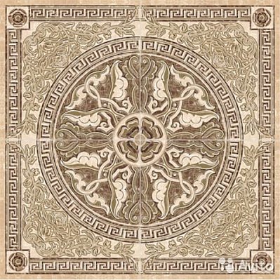 Kerlife Marmo Декор напольный  Розетон (комп. из 4 шт) 66,5х66,5