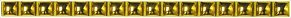 Росмозаика Бордюр бусинка золото 1,3х25 см