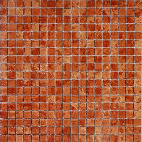 Premium Marble Чистые цвета Rosso Verona Tumbled Мозаика 1,5x1,5 29,7x29,7 см
