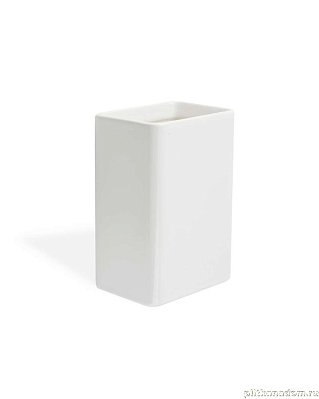Stil Haus Living, наcтольный керамический стакан, белая керамика, LV10AP(BI)