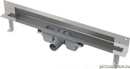 Alca Plast Spa APZ5-SHADE-650 Дренажная система для монтажа в стену (Нержавеющая сталь матовая)