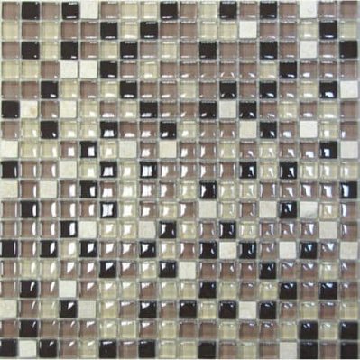 Bonaparte Мозаика стеклянная и стеклянная с камнем Glass Stone-12 (1,5х1,5) 30х30