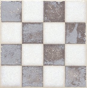 Керама Марацци Амальфи STG-A404-1266 Орнамент коричневый Вставка 9,9х9,9 см