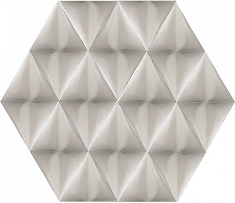 ПентаКерамика Треугольник 3 Настенная плитка ручной работы 14,4х14,4 см
