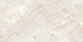 Kerlife Onice Perla Forma Серый Глянцевый Декор 31,5x63 см