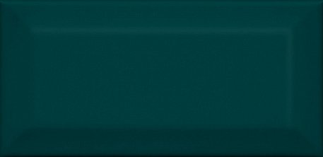 Керама Марацци Клемансо 16059 Настенная плитка зелёный тёмный грань 7,4х15 см
