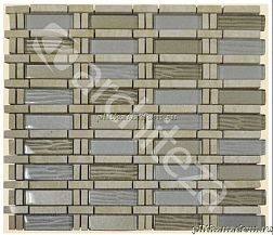 Architeza Pantheon PAN_ ANT_225 Стеклянная мозаика 30х30 разноформатная см