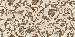Versace Emote Crema Marrone Decoro Floreale Декор 39x78 см
