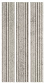 Paradyz Carrizo Grey Stripes Mix Серый Матовый структурный Керамогранит 6,6х40 см