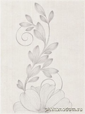 Paradyz Stacatto Bianco Inserto Kwiat Декор 25х33,3