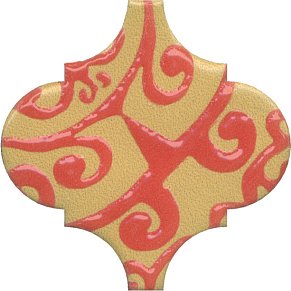 Kerama Marazzi Арабески Майолика OS-A39-65000 Декор Орнамент 6,5х6,5 см