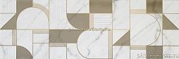 Allmarble Wall Golden White Decoro Club Satin M8T5 Декор 40x120 см