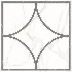 Lasselsberger-Ceramics Каррара Нова 7346-0002 Геометрия Декор 45x45 см