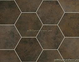 Equipe Oxide Negro Коричневый Матовый Керамогранит 17,5x20 см