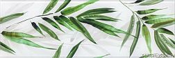 Ceramika-Konskie Snow Glossy Glass Tropic А (маленькие листья) Декор 25x75 см
