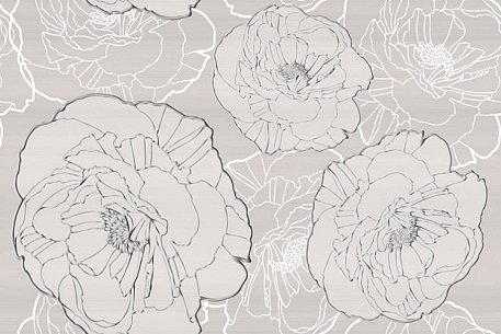 N-ceramica Flower Grey  Декор 20х30 см