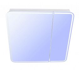 El Fante Каре Зеркало-шкаф 80х80 с подсветкой, сенсор на зеркале