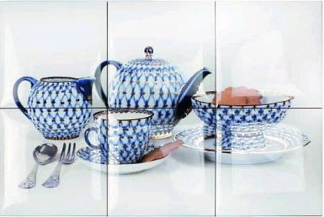 Amadis Fine Tiles Teapot Picture 6pz Панно 45x30 (6 плиток)