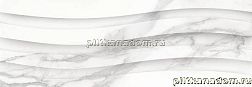 Сeramiche Ricchetti Marble Boutique Wave Statuario White Белый Глянцевый Ректифицированный Керамогранит 30х90 см