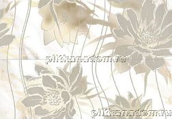 Eletto Ceramica Calacatta Oro Floris Бежевое Глянцевое Панно 24,2х70 (Из 2-х плиток) см
