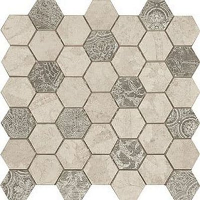 Atlantic Tiles Oxford Mos. Atelier Hexagono Мозаика 4,8х4,8 34x34